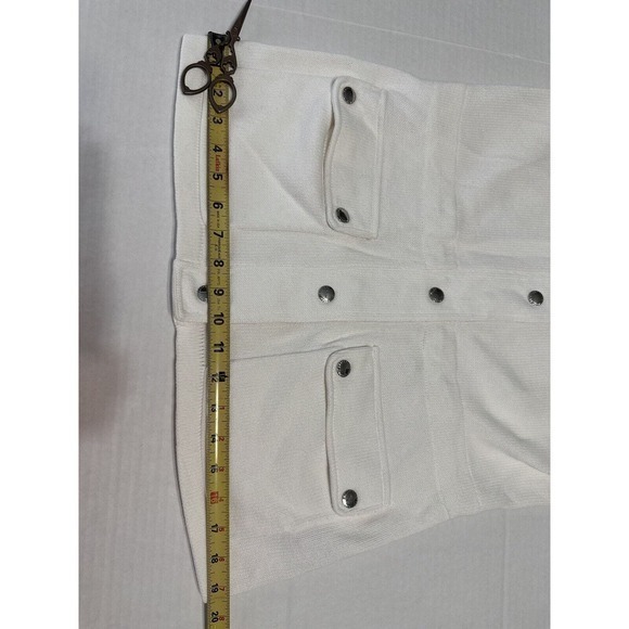 Lauren Ralph Lauren Petite Jacket Women's Size P/P White Button Down Zip Pocket - Picture 10 of 16